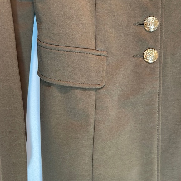 Military Style Jacket in Olive Green - Picture 3 of 6